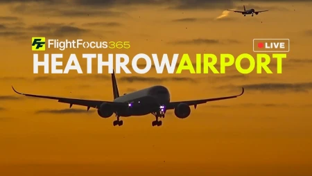 Heathrow Airport Live - London Plane Spotting